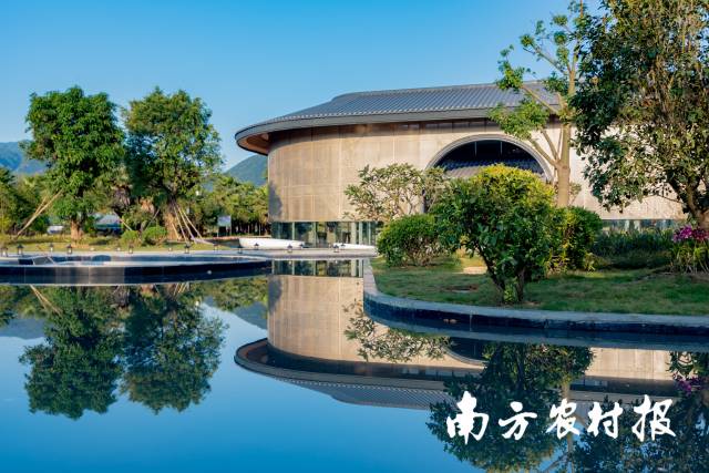 翁源兰花特色小镇展示中心。