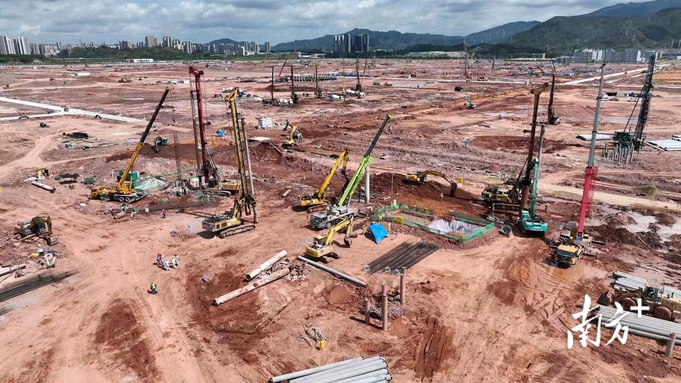 埃克森美孚惠州乙烯项目建设现场。 埃克森美孚惠州乙烯项目建设现场。