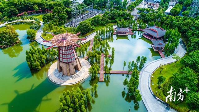 千灯湖的成功，开启了桂城以湖兴城、建设公园城市的新篇章。容铸华 摄