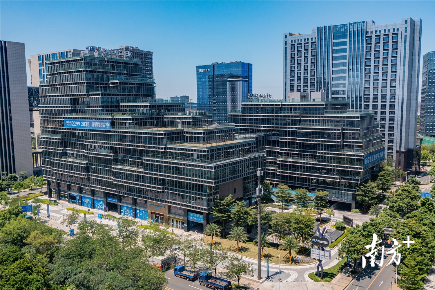 东莞市工业数字大厦。 东莞市工业数字大厦。