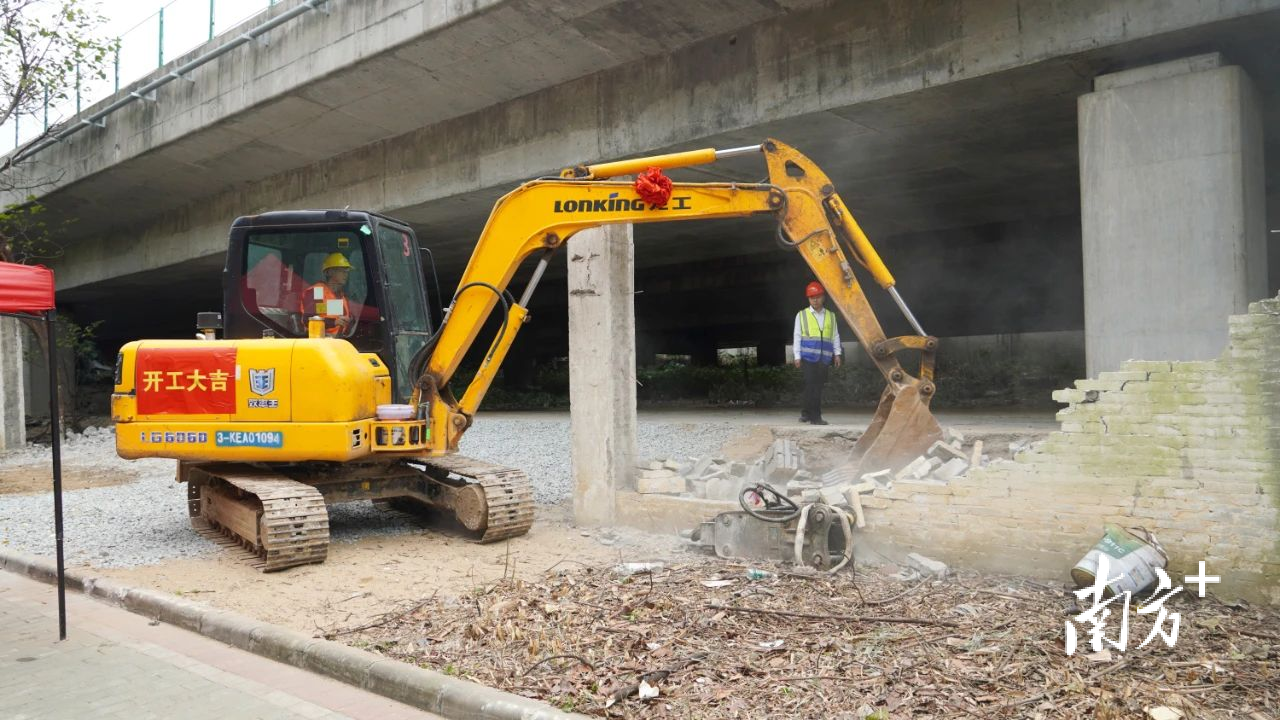 佛开高速张槎跨线桥（华南创谷）城市多功能公园改造工程正式启动。