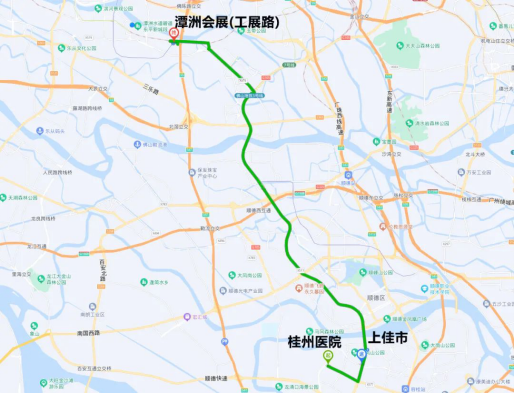 容桂线路走向