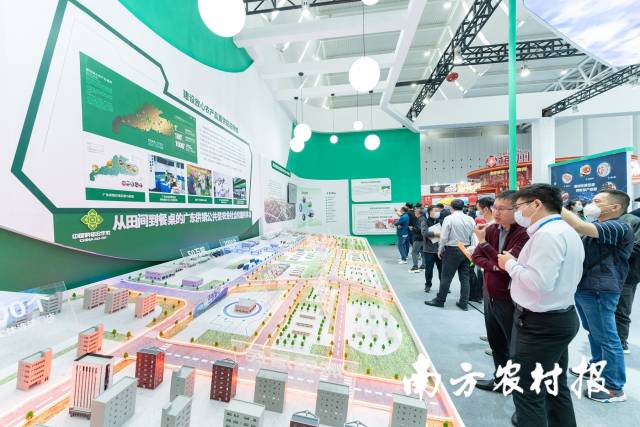 参展观众询问了解广东供销集团