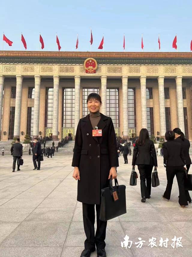 全国人大代表肖丽梅。 