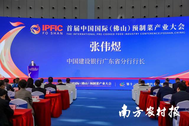 中国建设银行广东省分行党委书记、行长张伟煜发言