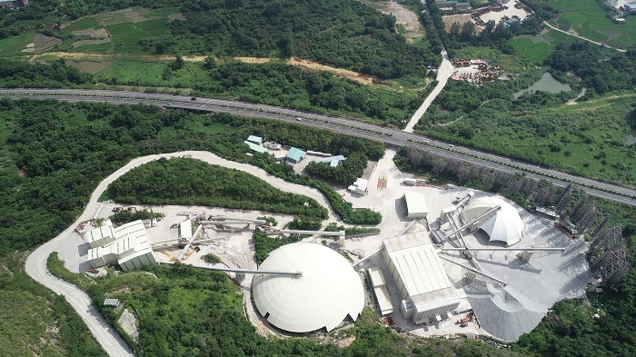惠东嘉华材料有限公司石矿场。