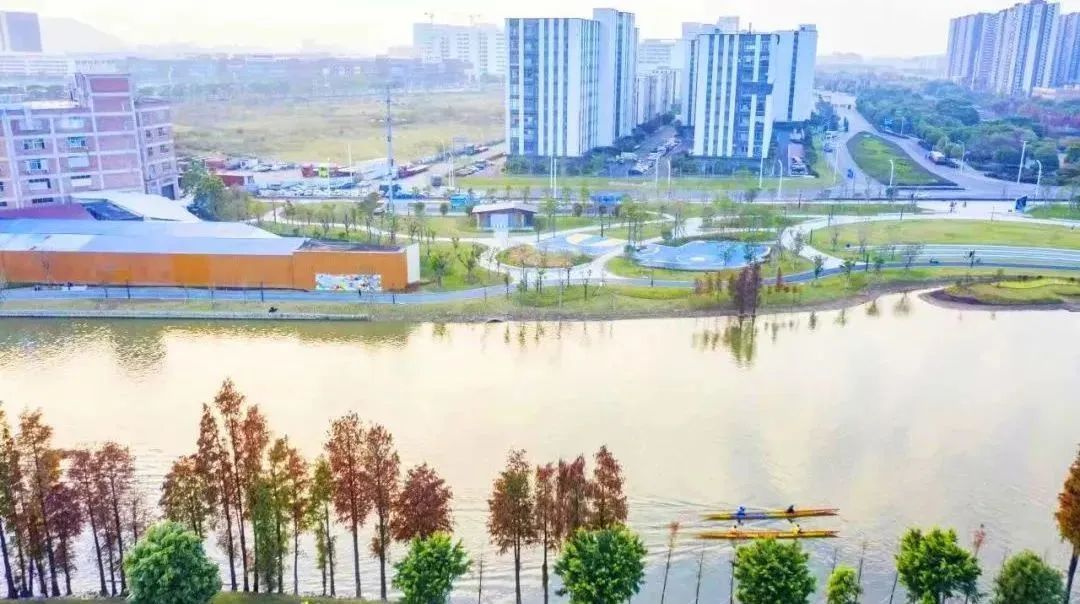 琴韵公园（迳口河示范工程）风光旖旎
