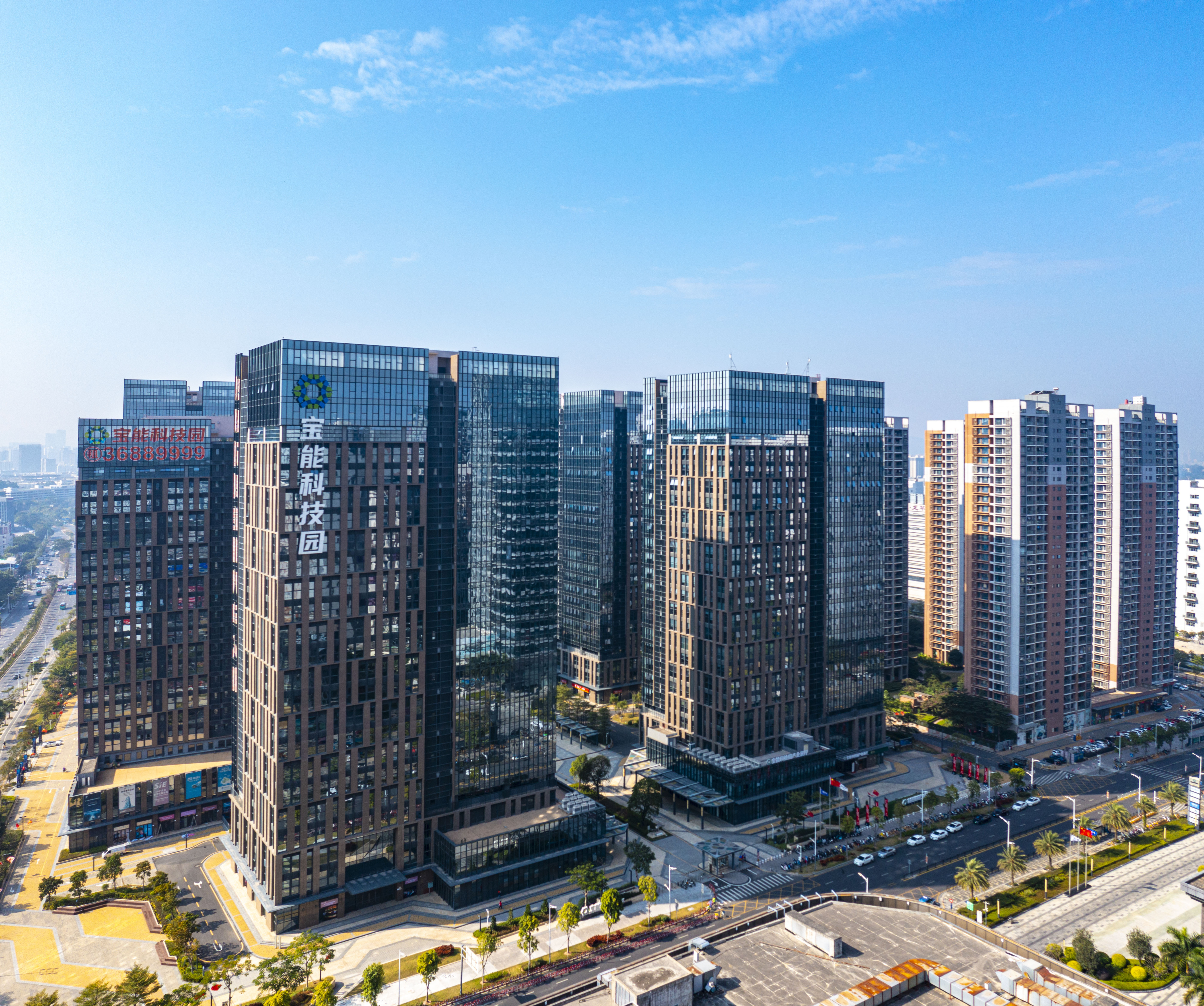 辖区重点园区宝能科技园提供优质产业空间。 辖区重点园区宝能科技园提供优质产业空间。