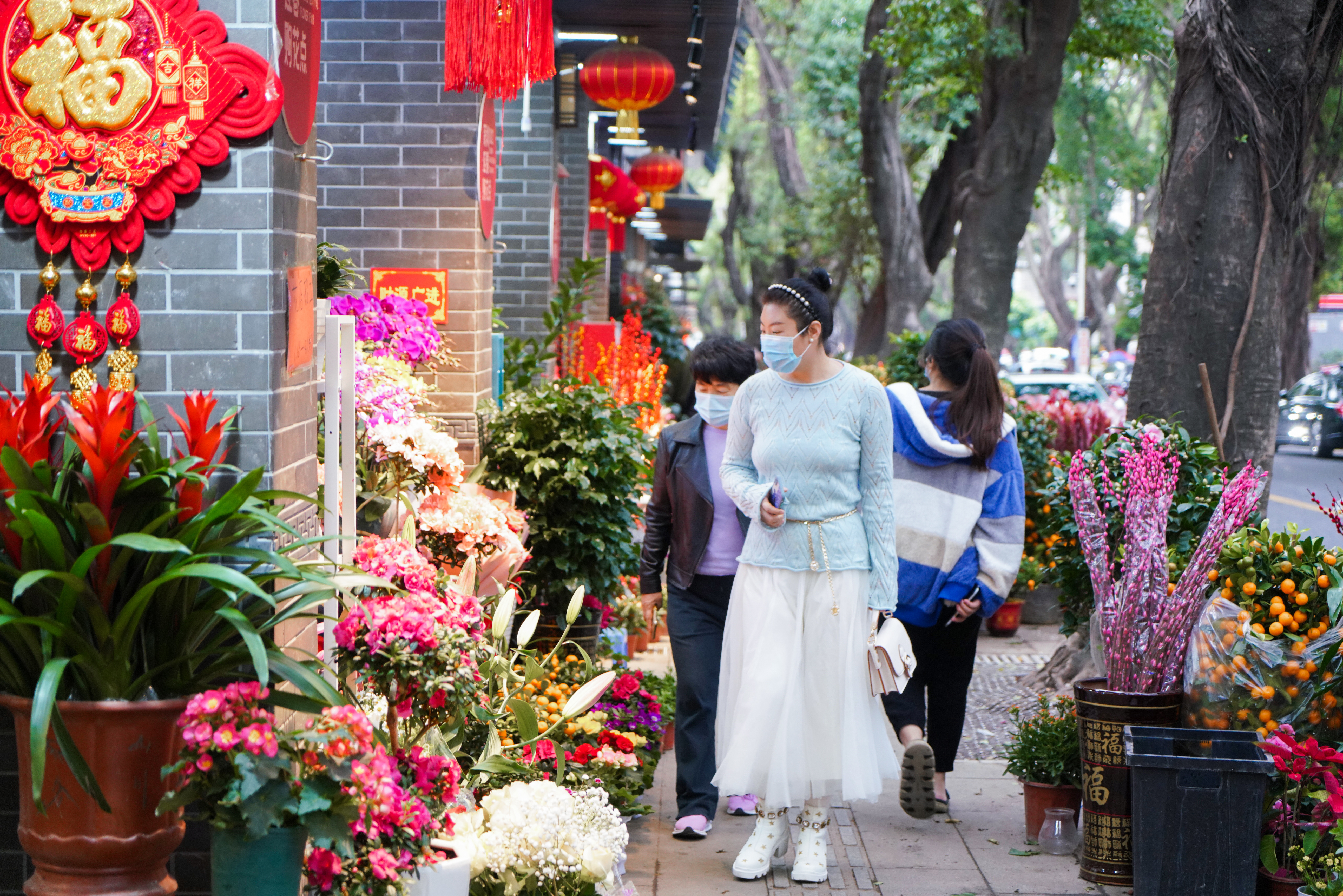 打造公园路特色花卉街区,丰富居民“赏花”“买花”体验。