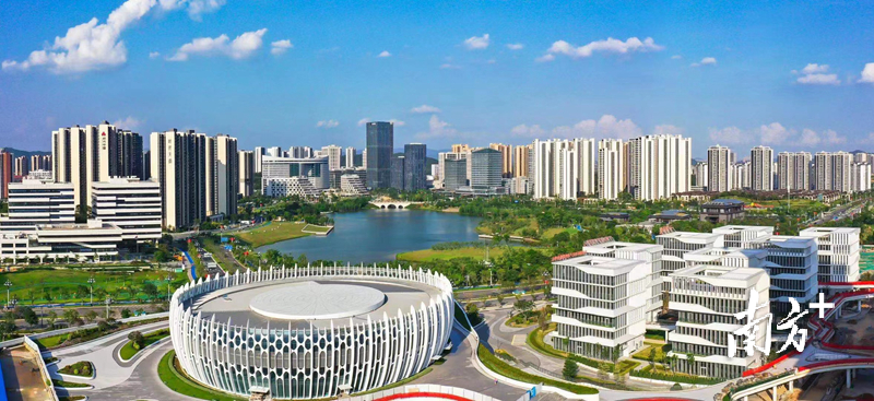 图为中新广州知识城。