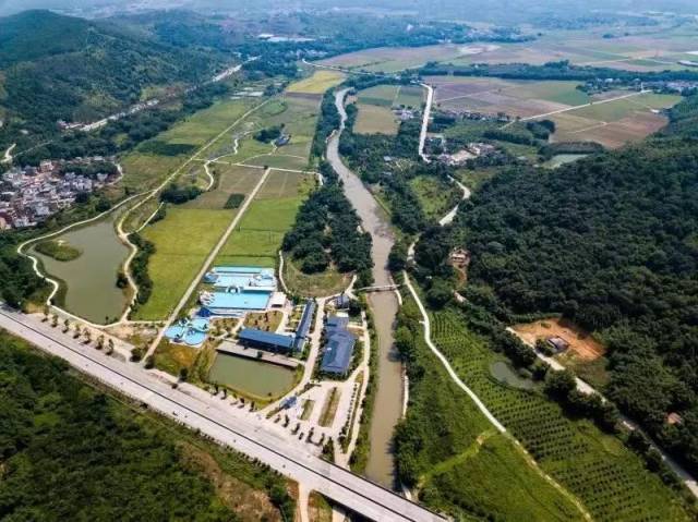 百林湾生态农场俯瞰图