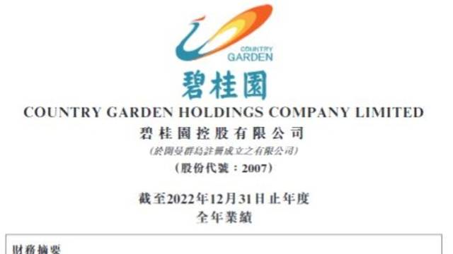 碧桂园2022年报出炉，杨惠妍或出席业绩会