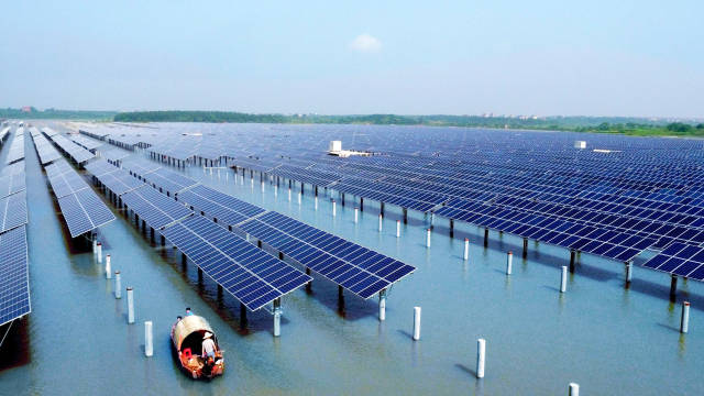 陇田渔光互伏光伏发电。