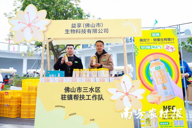 佛山市三水区驻镇帮扶工作队展位。