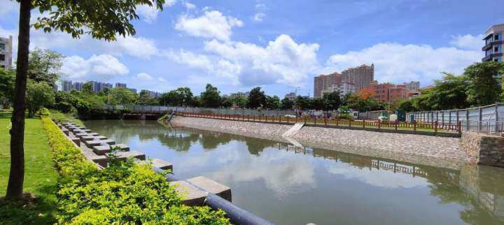 妈庙河。大亚湾环境水务集团提供