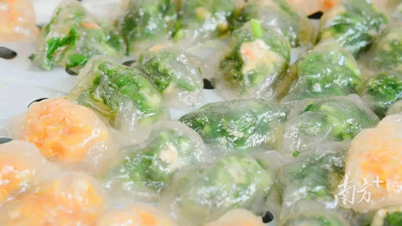  小米粉粿。