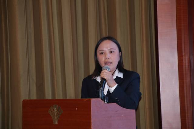 贵州云上中科基因第三方检测实验室杨敏汇报工作