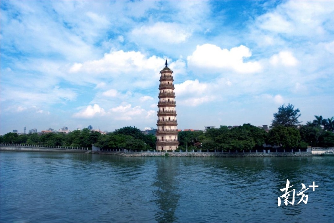 东莞市博物馆下辖的金鳌洲塔管理所。 东莞市博物馆下辖的金鳌洲塔管理所。