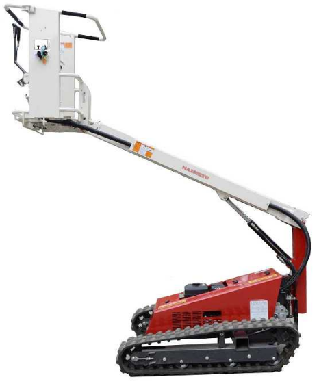 悬臂式高空作业机，型号为HA-250M2W