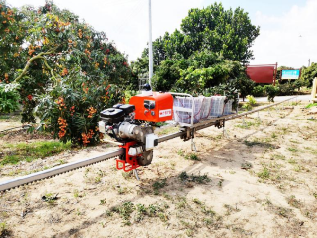 自走式单轨山地果园运输机，型号为7ZDGS-350A