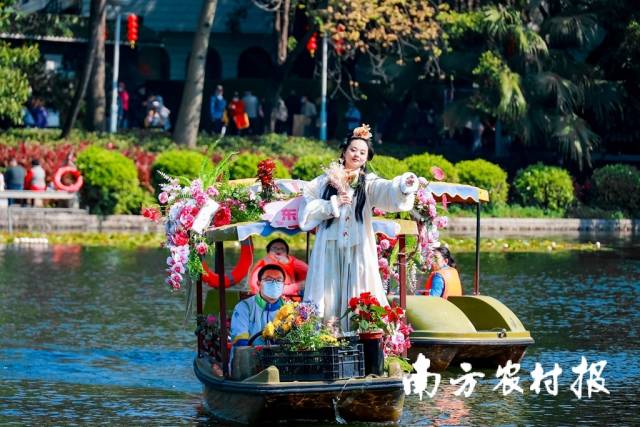 资料图片 2023广州水上花市