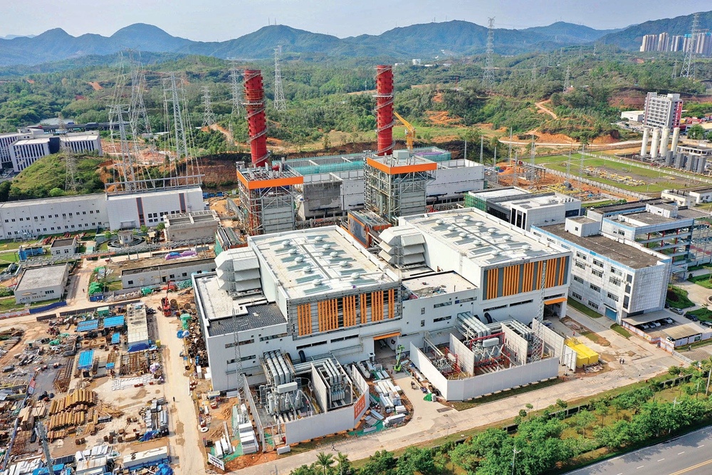 惠州丰达电厂二期扩建项目建设正抓紧推进。 惠州日报记者 张艺明 摄