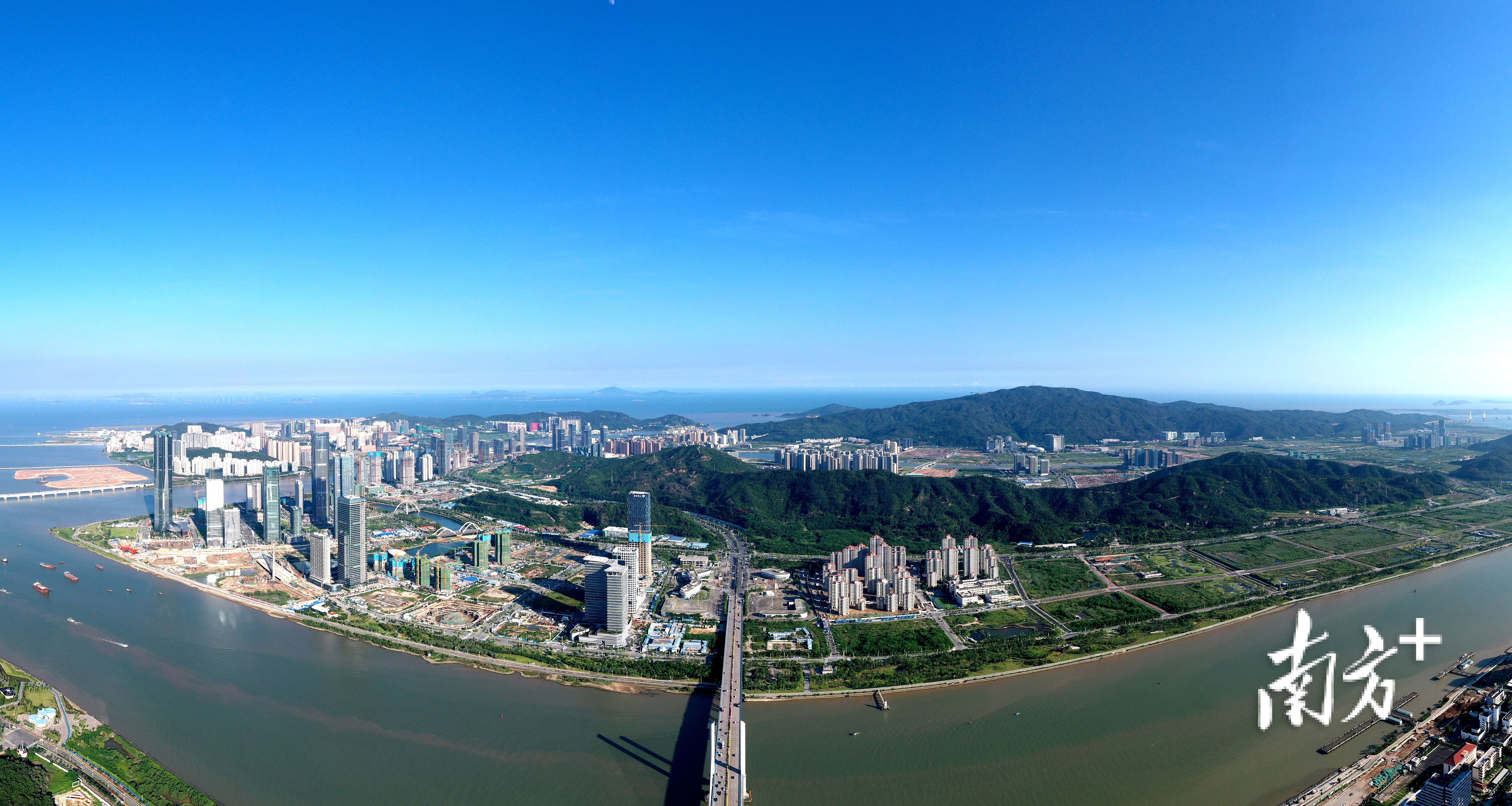 横琴粤澳深度合作区全景。&nbsp;