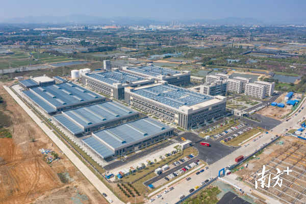 邦普循环在三水累计投资规模超过300亿元,布局了一个新总部和三个生产基地。图为佛山二厂生产基地。南方日报记者 张梓望 摄 邦普循环在三水累计投资规模超过300亿元,布局了一个新总部和三个生产基地。图为佛山二厂生产基地。南方日报记者 张梓望 摄