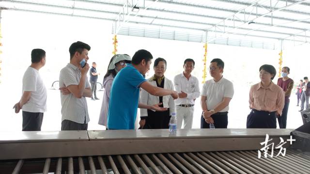 参观清洗分拣生产线