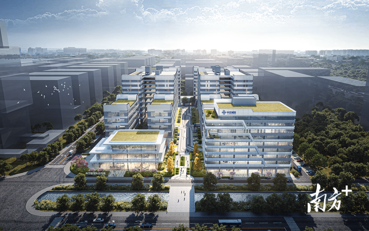 中交智造科创云廊效果图。资料图片