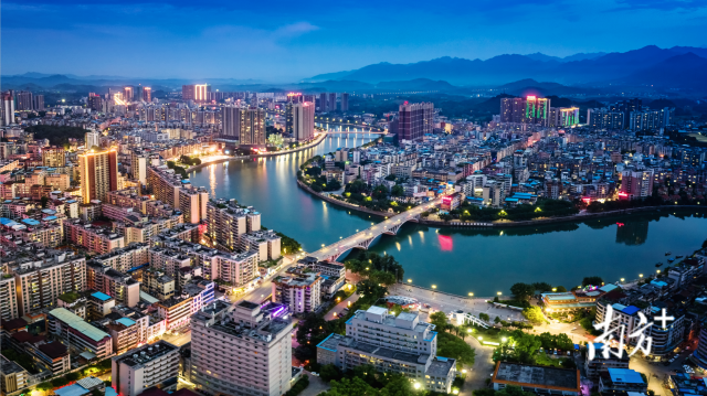 乐昌夜景。