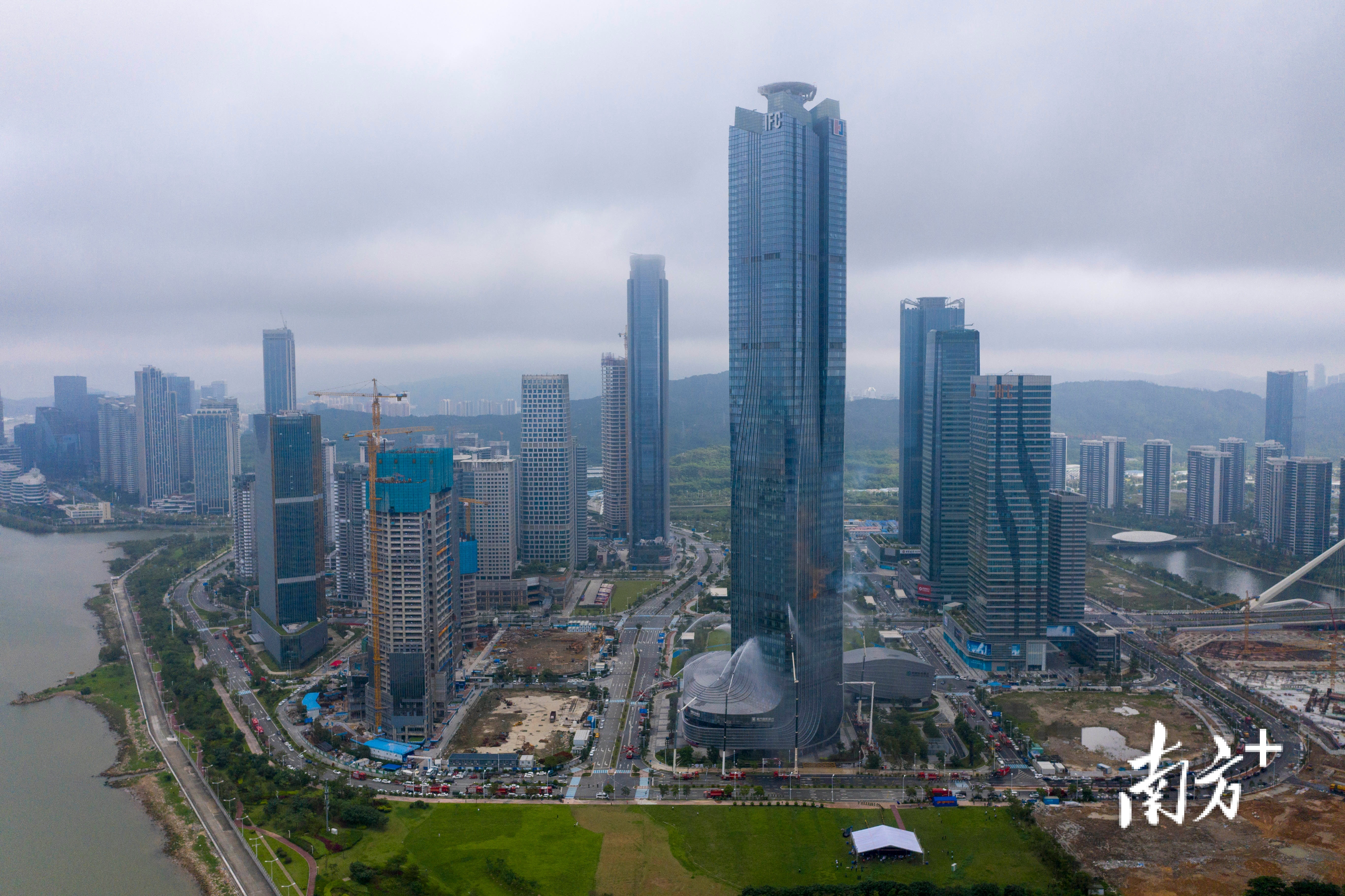 横琴国际金融中心。 横琴国际金融中心。