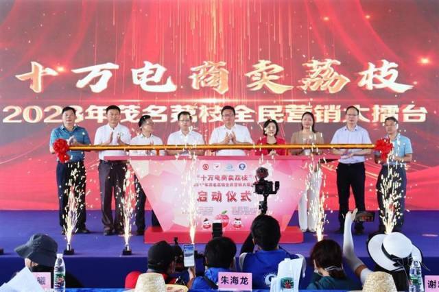 十万电商卖荔枝活动。