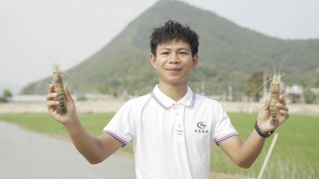 圖為00后梁泳深。攝影/王一強