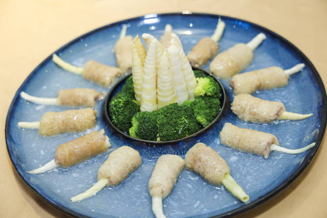 鮮筍竹笙卷
