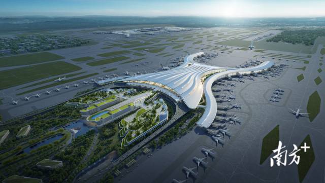 白云机场t3航站楼未来效果图.