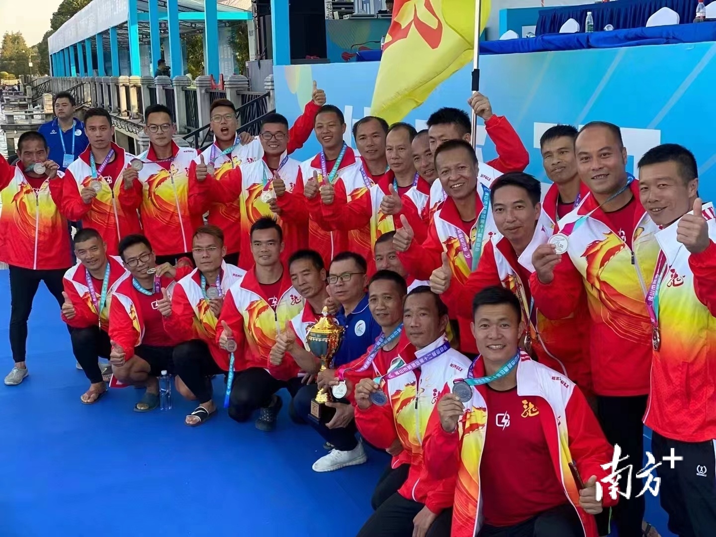 顺德龙江龙舟队。龙宣供图