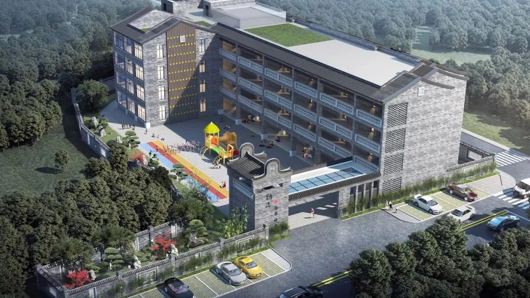 西华幼儿园项目效果图。 西华幼儿园项目效果图。