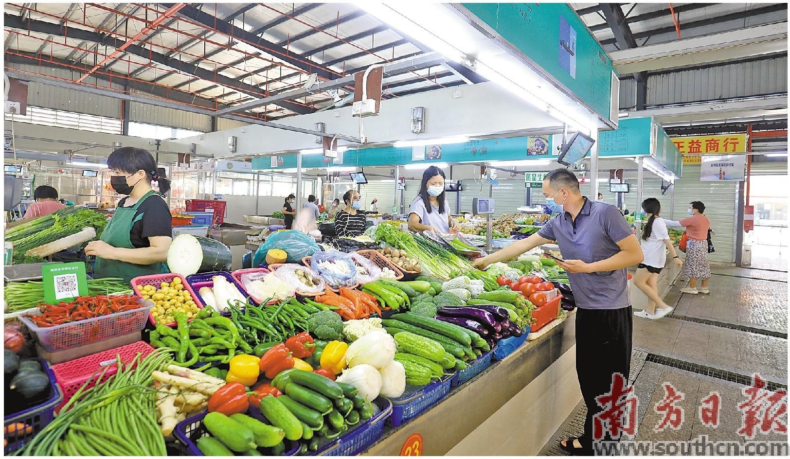 干净整洁的广安农贸市场。关铭荣 摄 干净整洁的广安农贸市场。关铭荣 摄