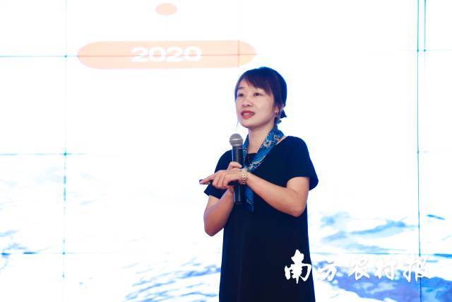 钱大妈集团政企合作负责人、广东省餐饮服务行业协会副秘书长汤晓枚。