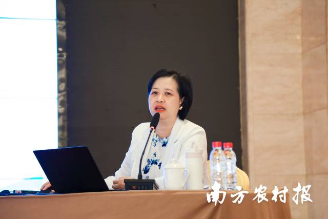 广东省农业对外经济与农民合作促进中心数字会展科科长吴银璇。