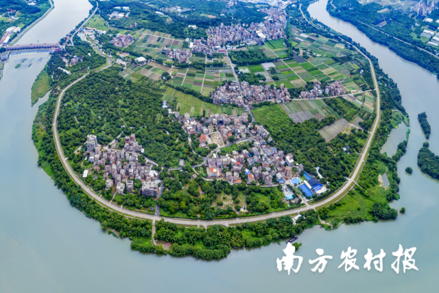 流溪湾示范带全貌 广州市农业农村局/供图