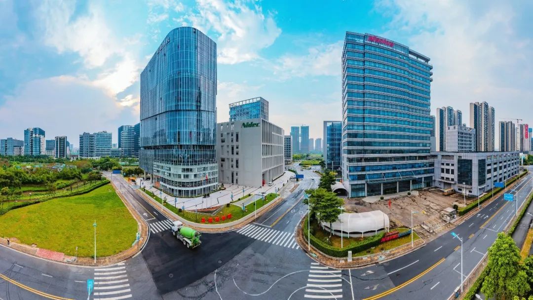 尼得科集团华南总部及研发中心。图/宋兹檀