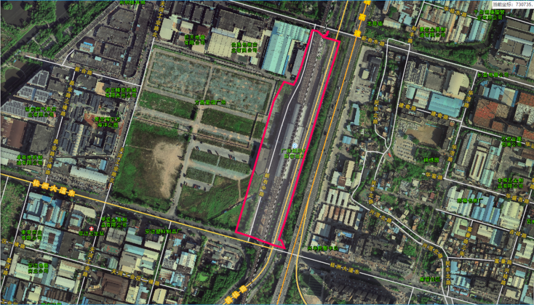 广珠城际容桂站提升范围。