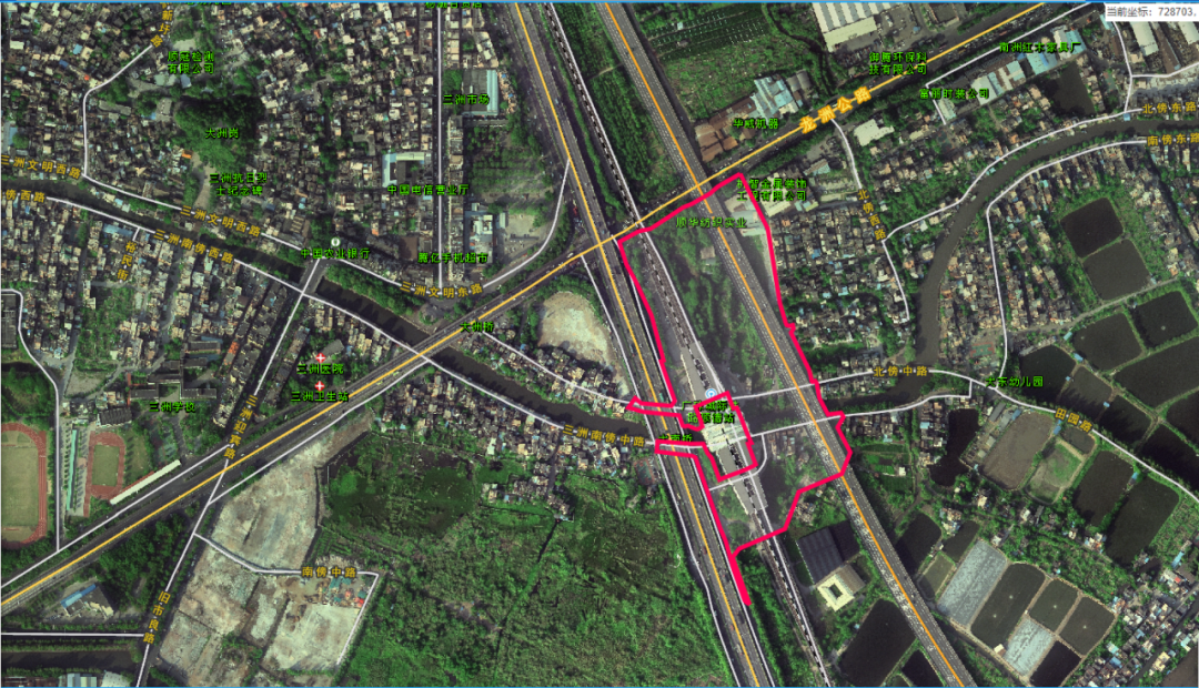 广珠城际顺德站提升范围。