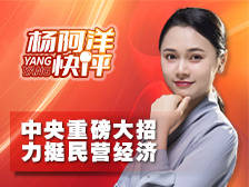 中央重磅大招,力挺民营经济|杨阿洋快评
