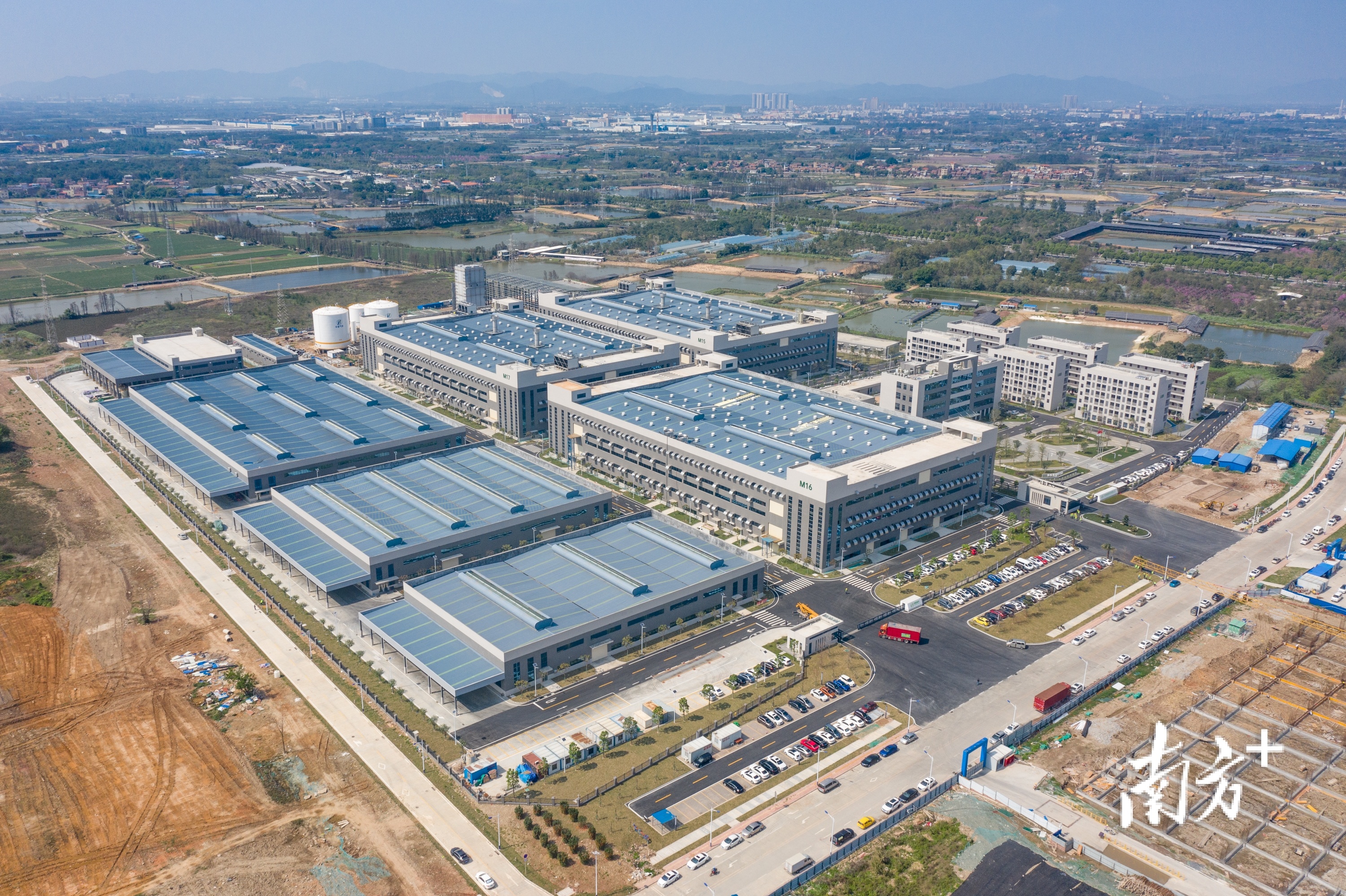 邦普循环在佛山三水总投资238亿元的新项目。张梓望 摄