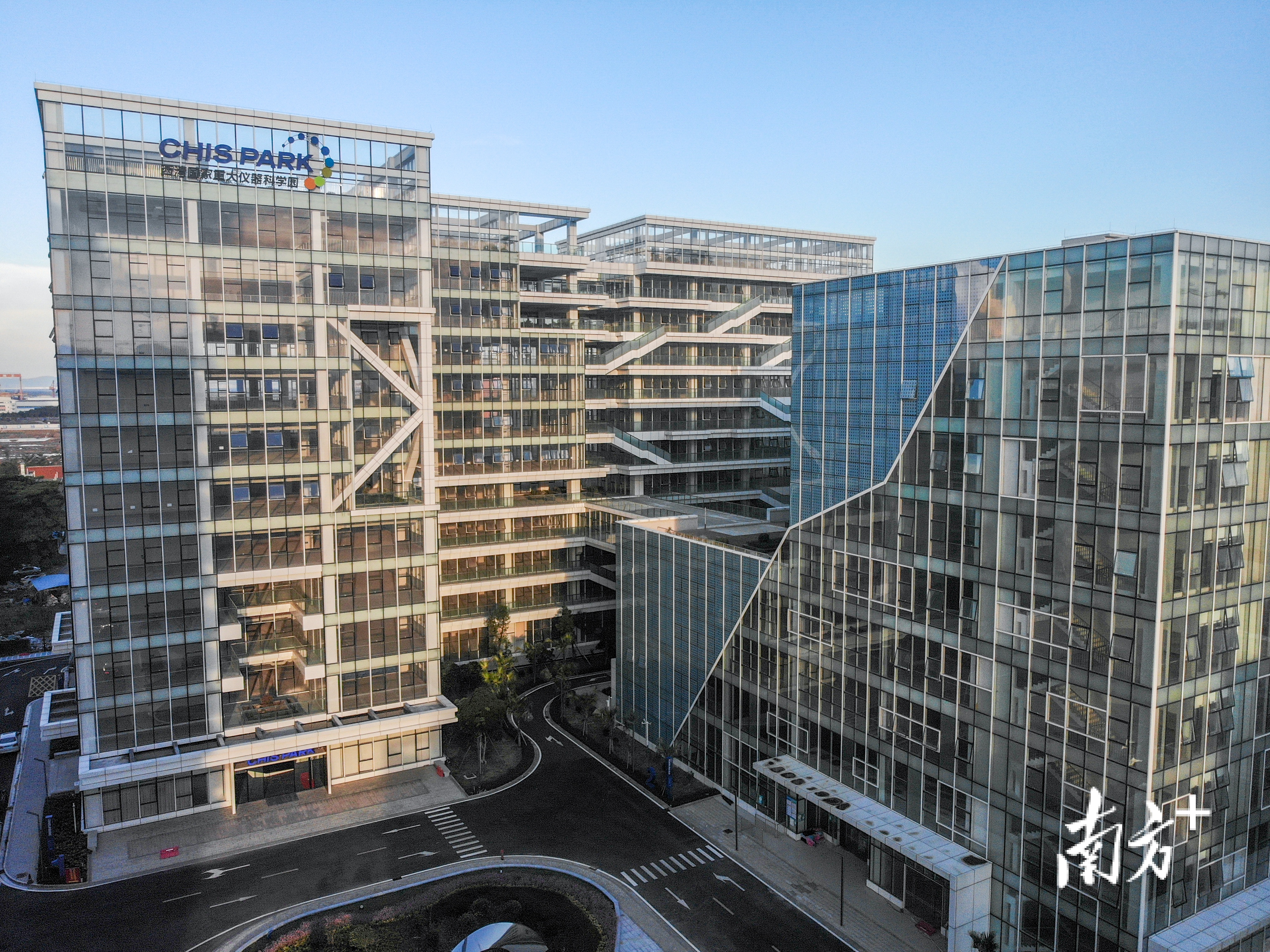 西湾国家重大仪器科学园。 南方+ 叶志文 拍摄 西湾国家重大仪器科学园。 南方+ 叶志文 拍摄