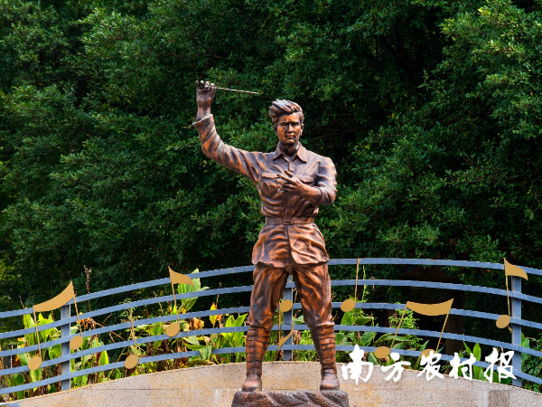 榄核镇冼星海雕像