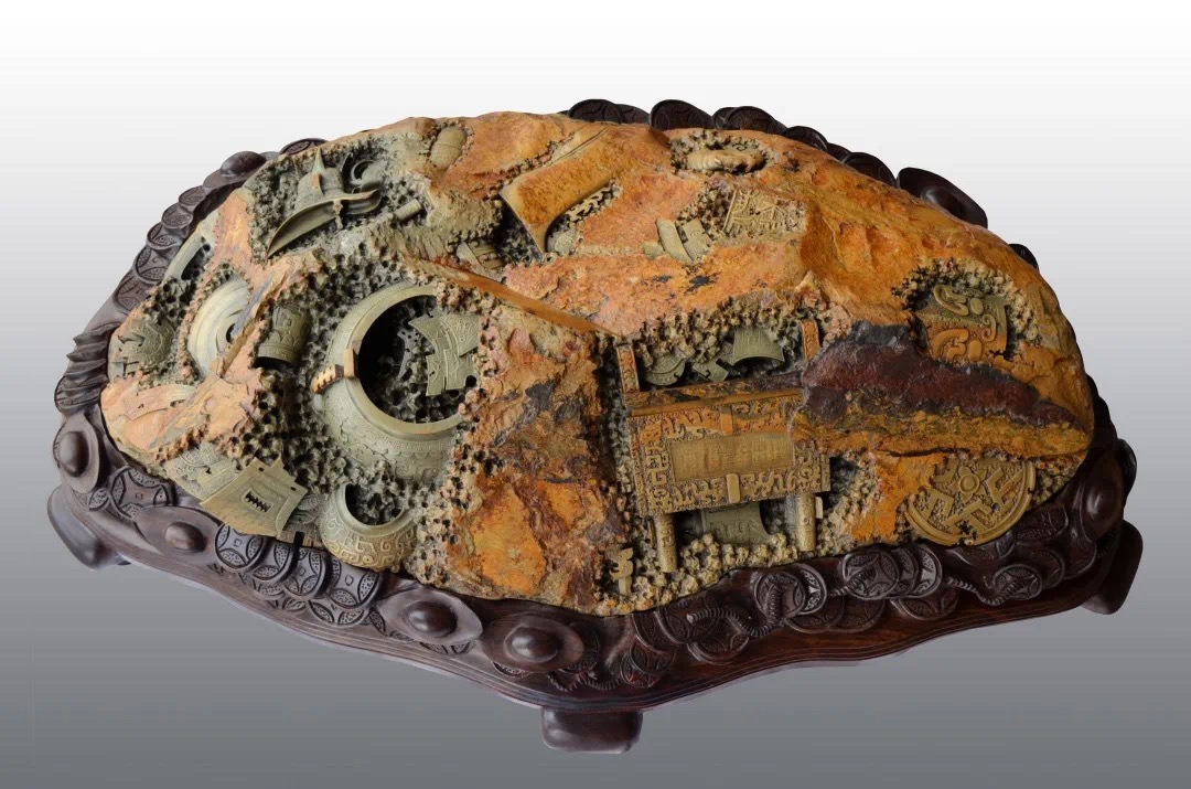 林志明作品《文明再现》。